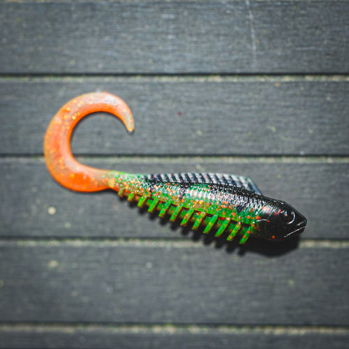 Curly Creeper Motoroil Perch 10 cm - 2pcs