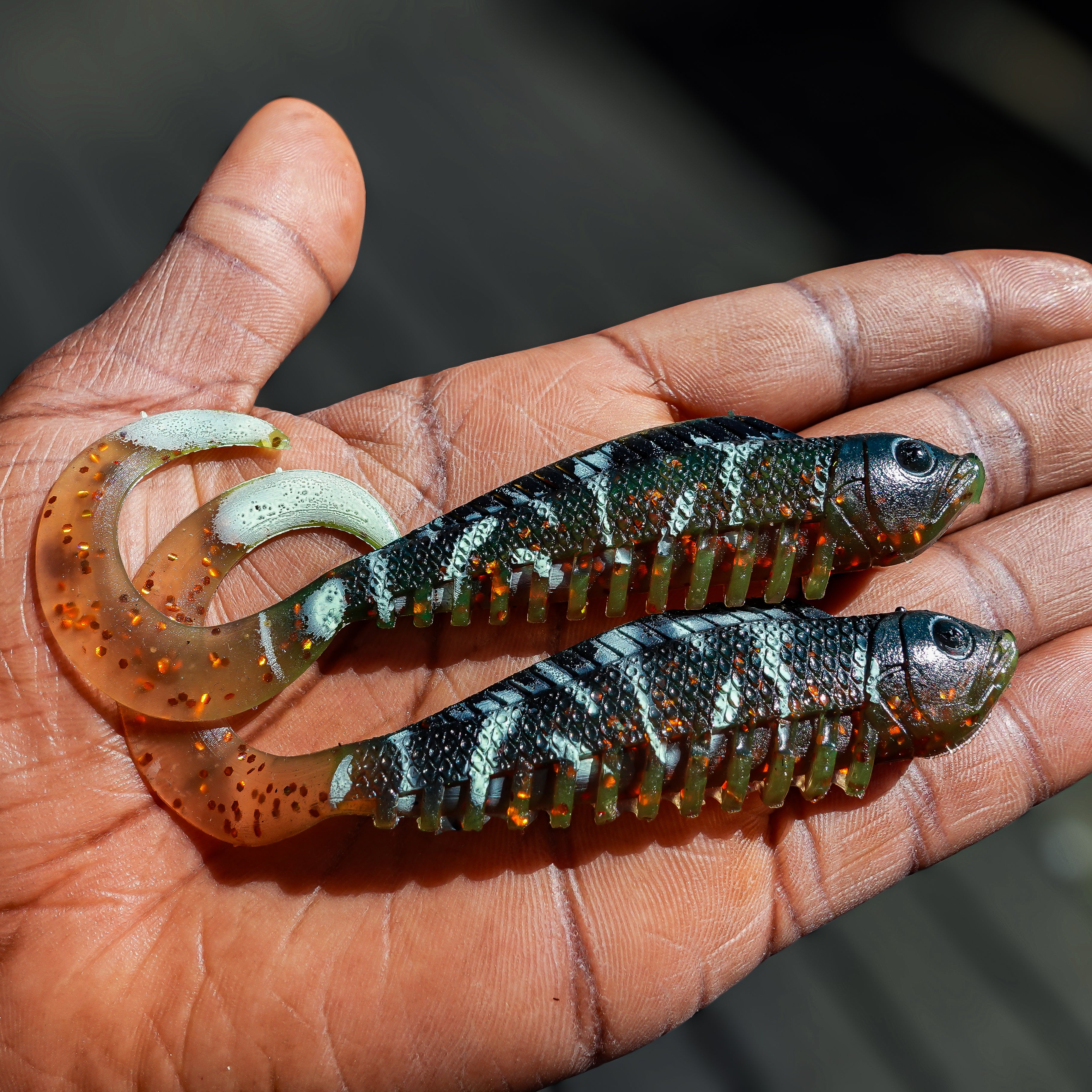 Curly Creeper Motoroil Hulken 10 cm - 2pcs