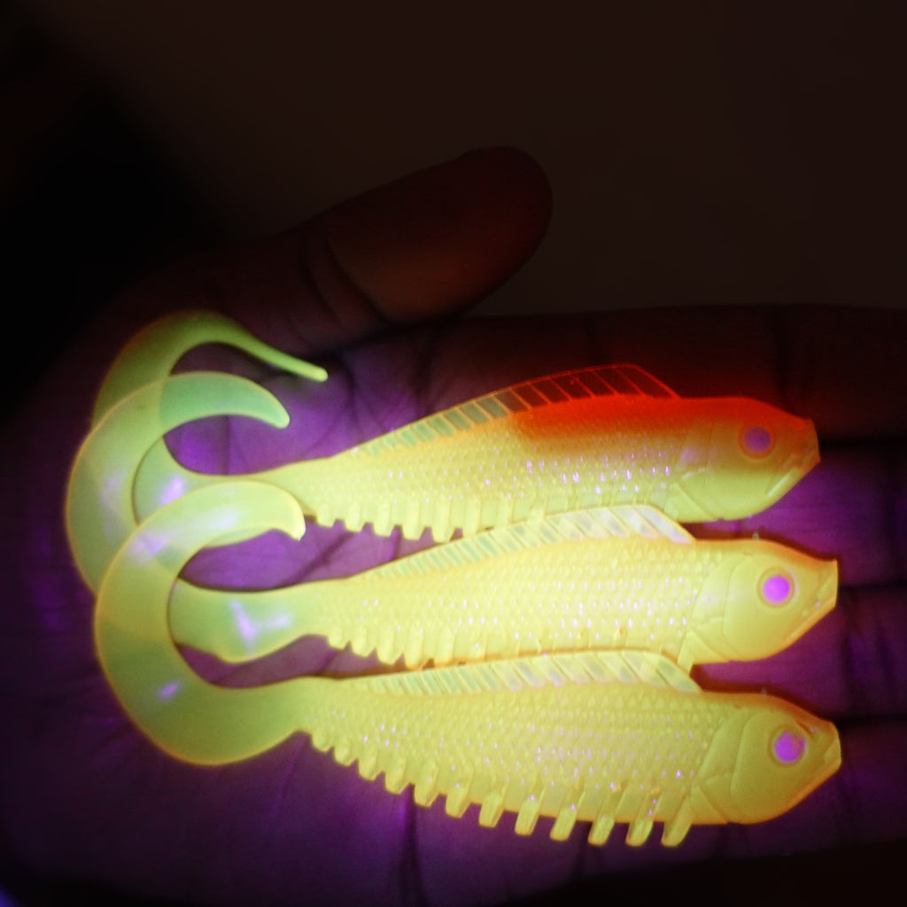 Curly Creeper Motoroil Red 10 cm - 2pcs