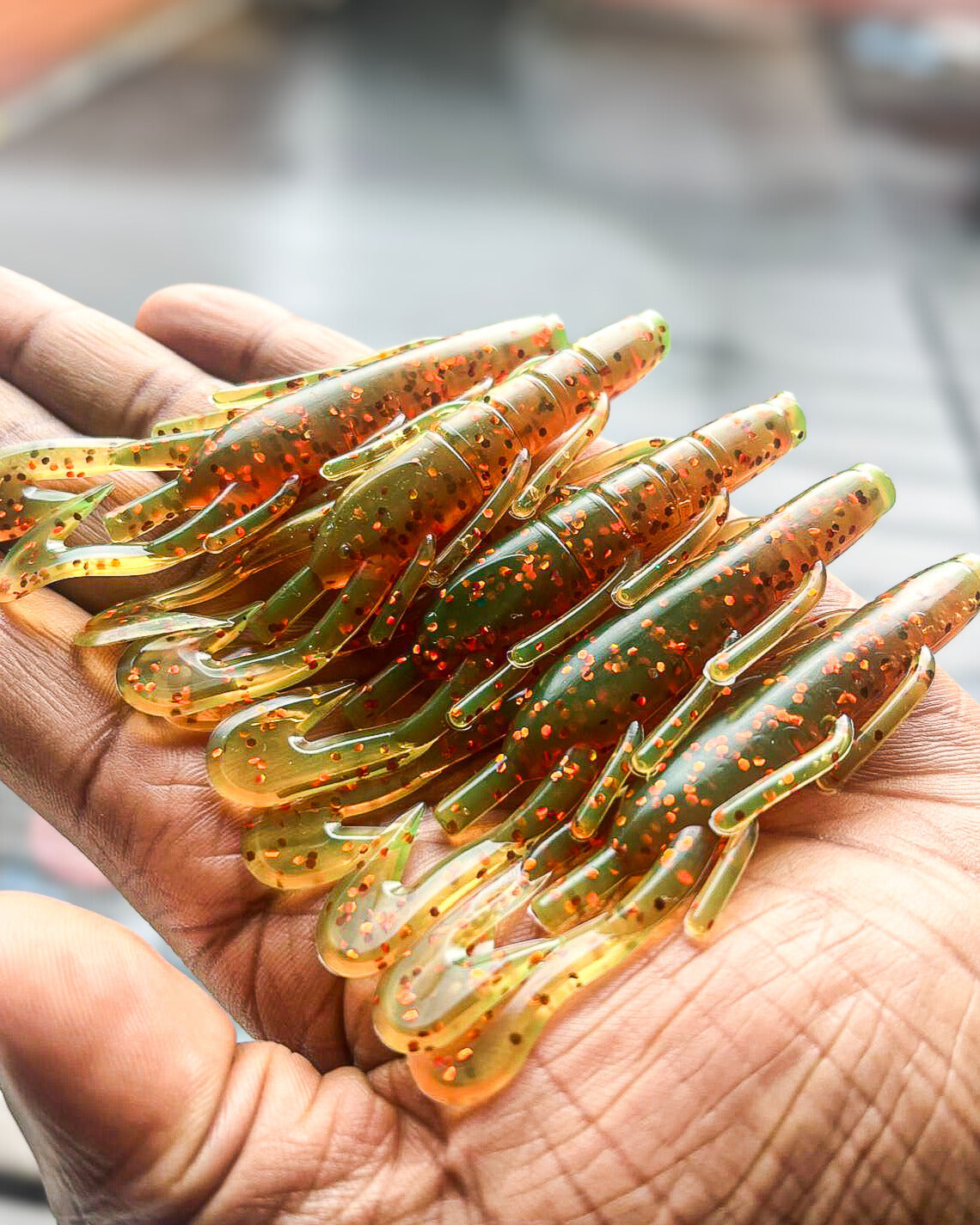 LEF Craw Motoroil Firefly 8cm - 5pcs