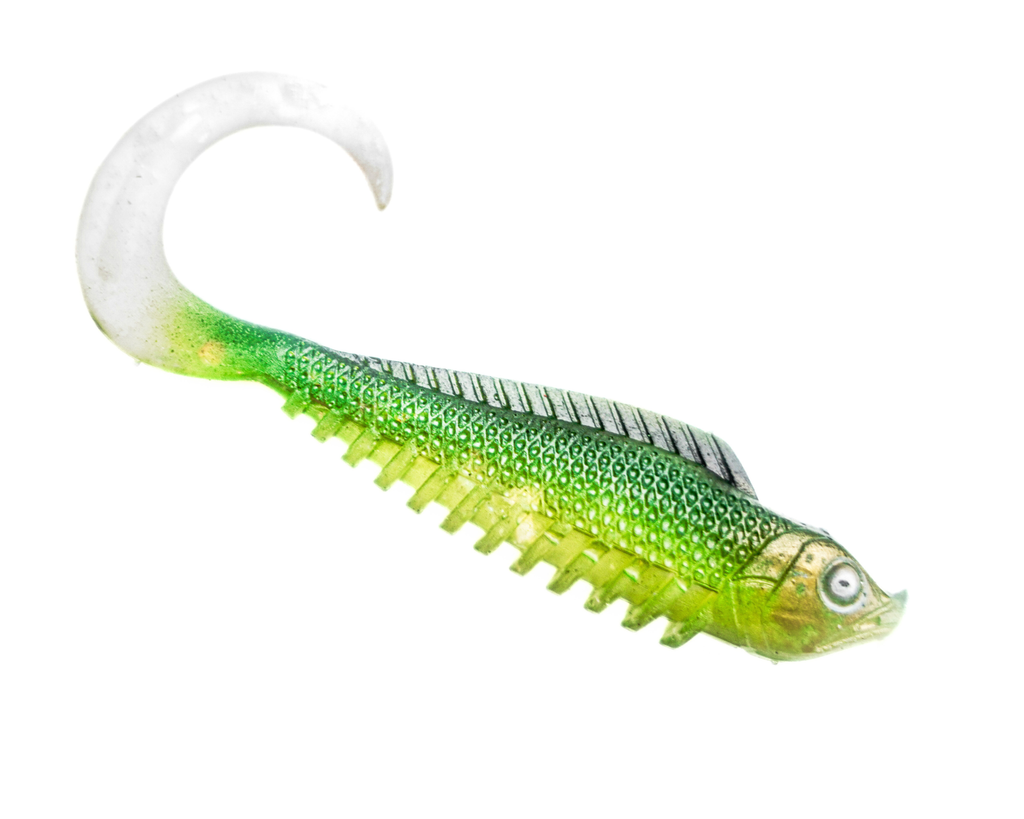 Curly Creeper UV Green 10 cm - 2pcs