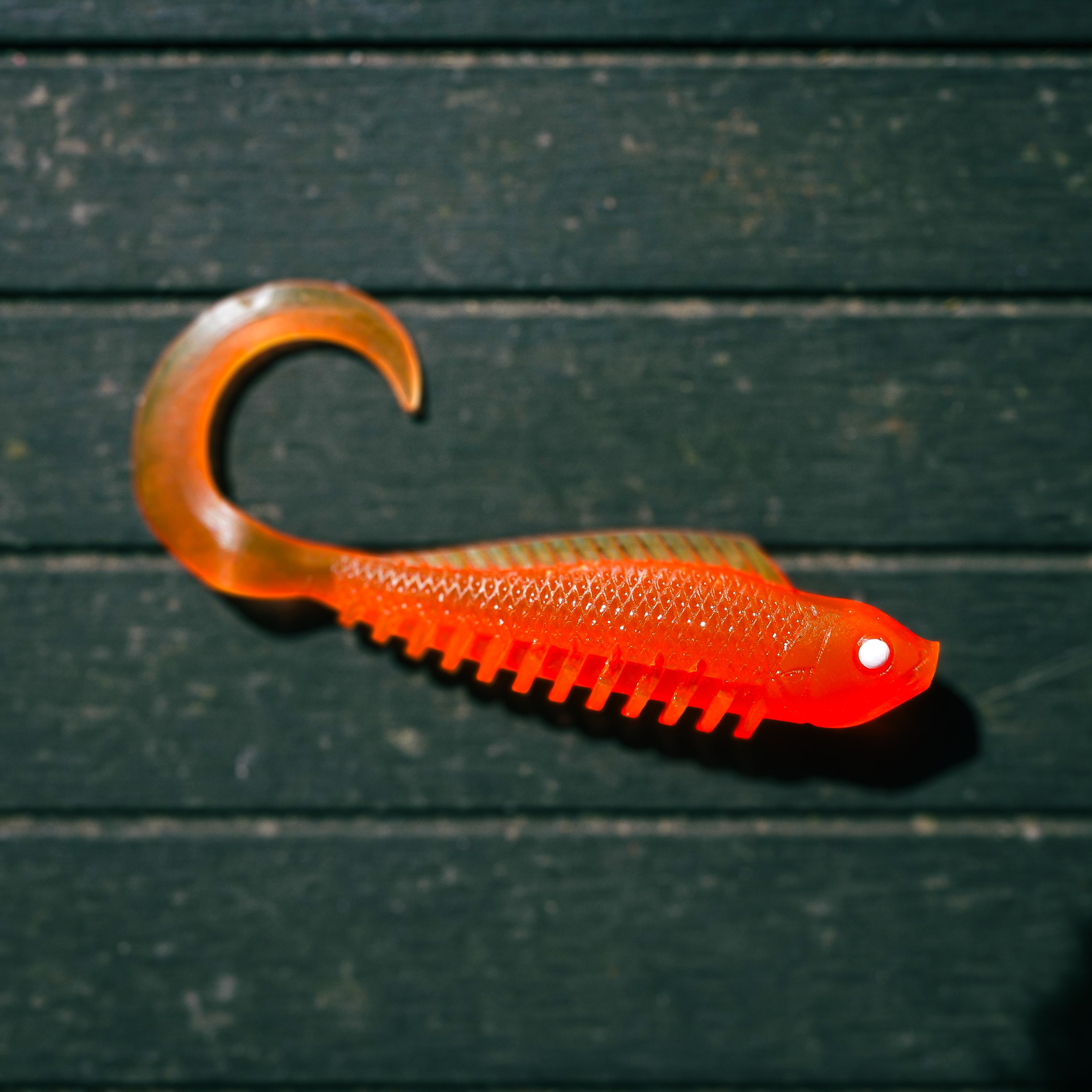 Curly Creeper Motoroil Red 10 cm - 2pcs