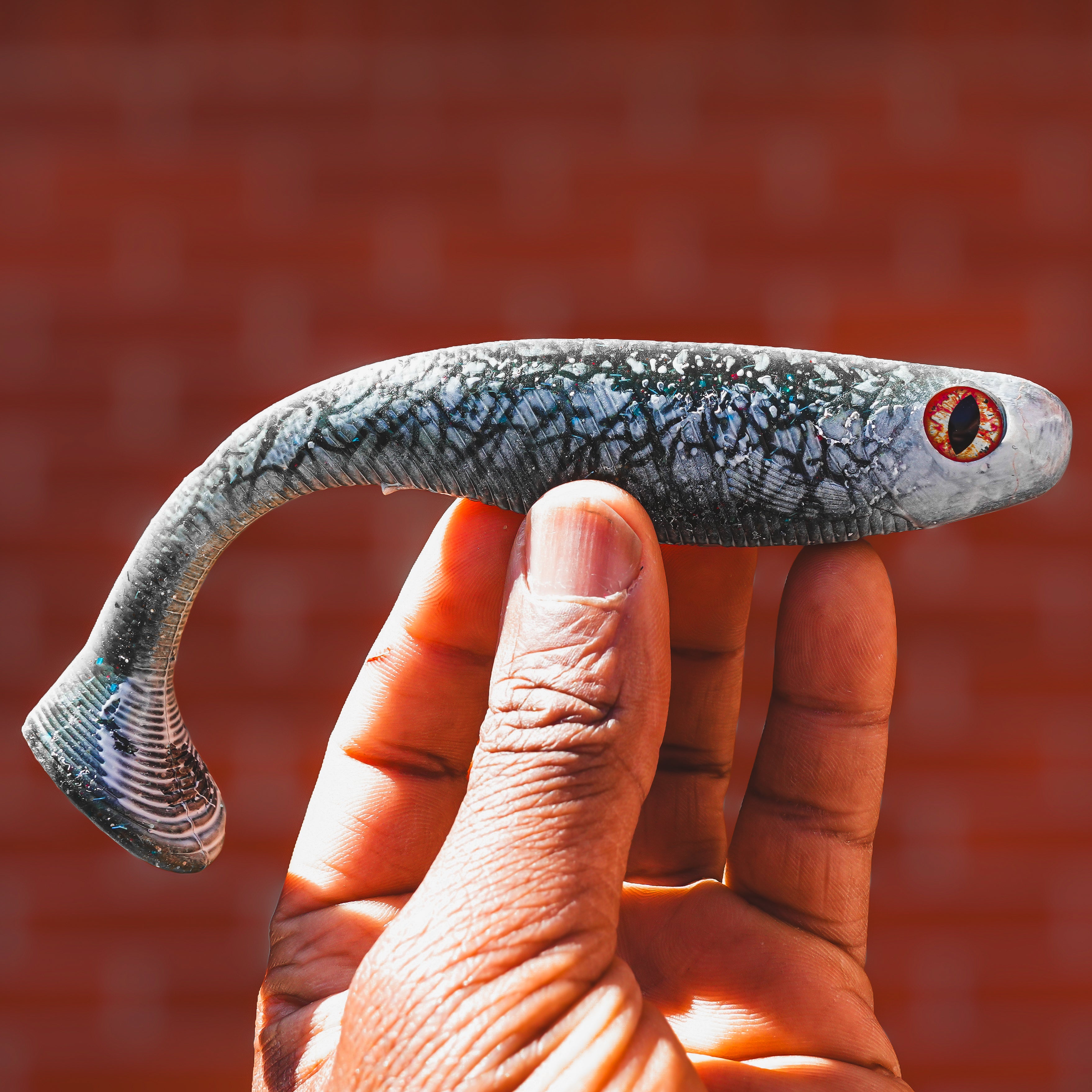 Pike Catcher Broken White 18cm