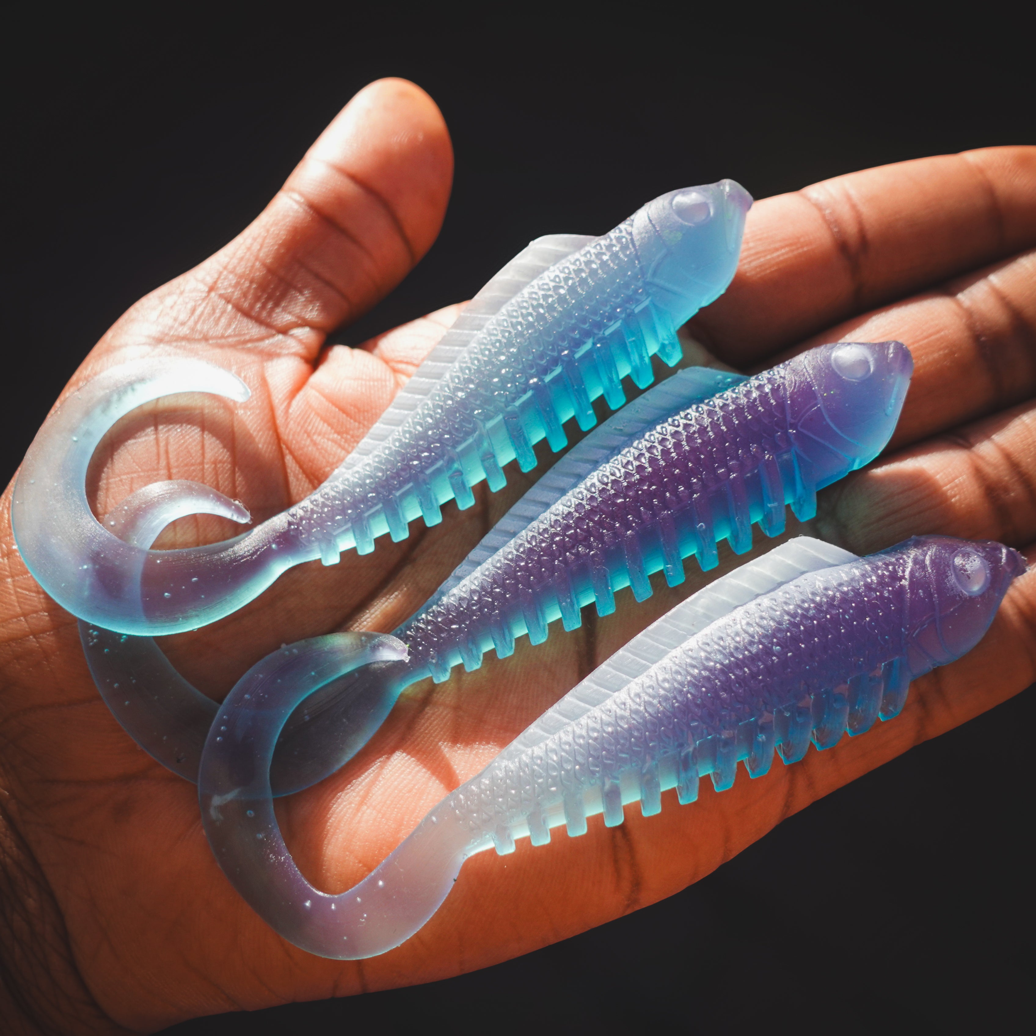 Curly Creeper Motoroil Listerine 10 cm - 2pcs