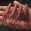 LEF Craw Brown Pink 8cm - 5pcs